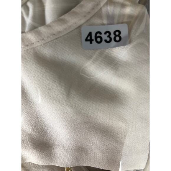 Finders Keepers Talisman Dress Metallic Ladder Cutout Open Back Mini Ivory Small - Picture 5 of 5